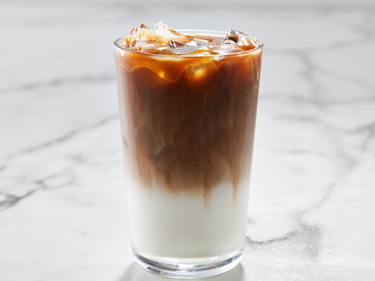 Iced caramel macchiato